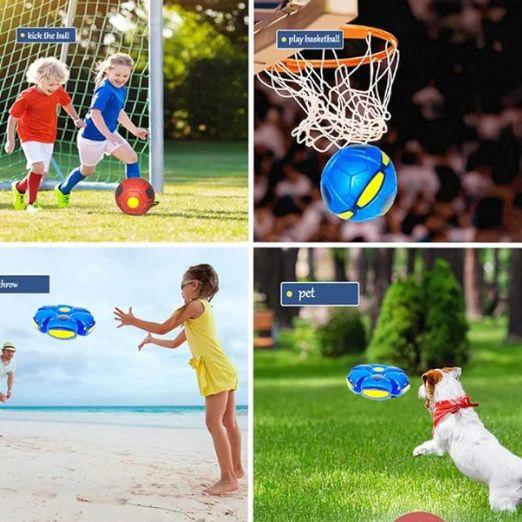 Flying Disc to Ball Toy for Kids